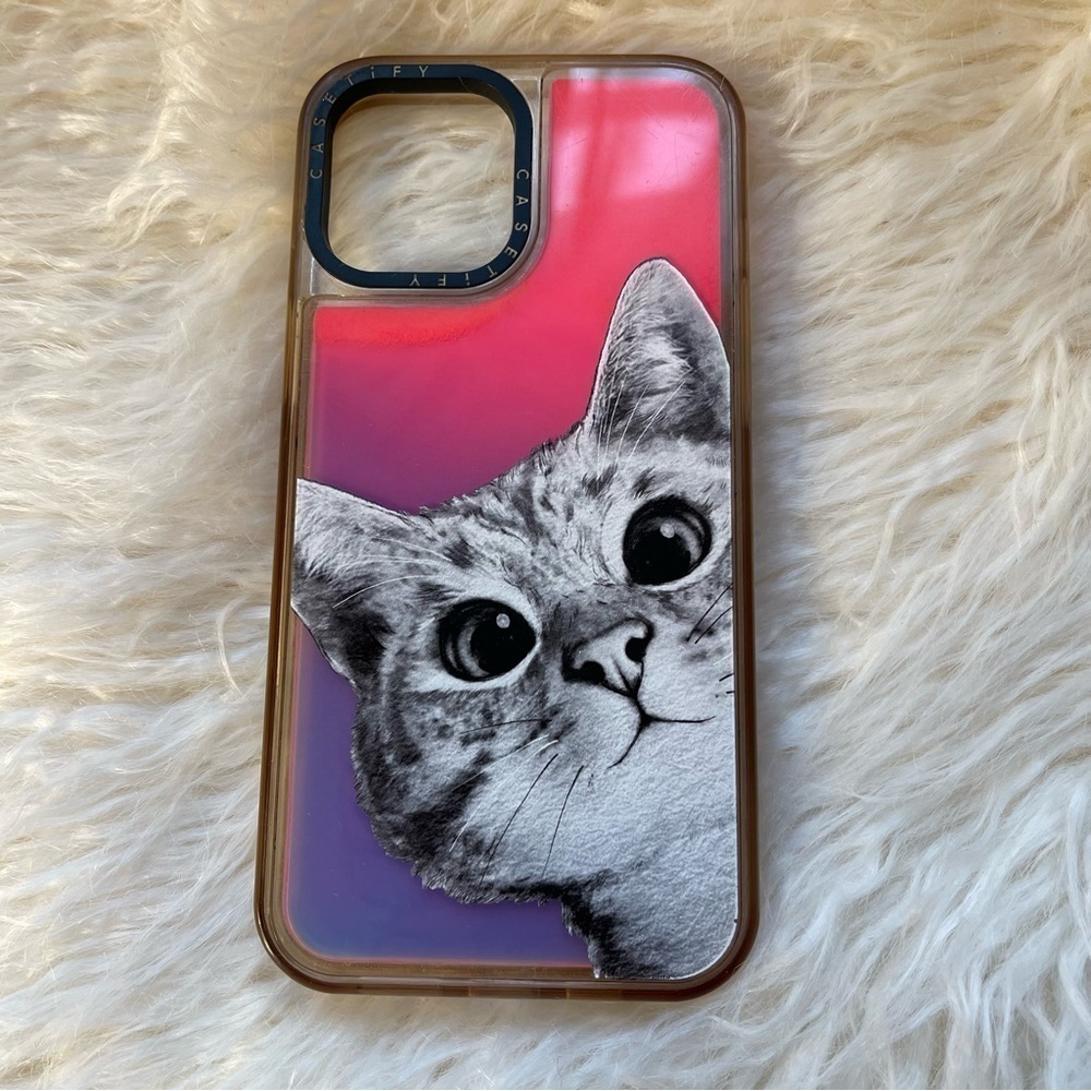 Castify IPhone 12 Pro Max Liquid Pink Blue Sand   Phone Case Cover